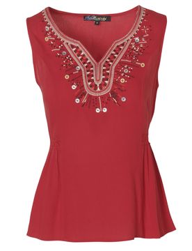 KOROSHI Blusa rojo