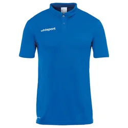 Polo à Manches Courtes Essential Poly Azure Blue S