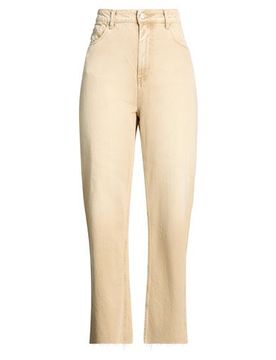 Pantalones vaqueros Mujer Beige L Mujer