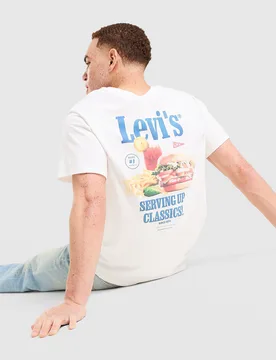 LEVI'S Fast Food Meal T-Shirt - Herren, Weiss - male - Size: XL - Levis - FashionsVida