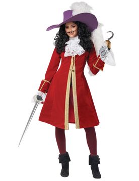 Damen Piratenkostüm mit Haken - female