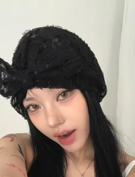 Breathable Fabric Polka Dot Mesh Bonnet Folded Design Wrinkle Lace Women Headscarf Hat Turban Chic Beanie Cap Casual Wear - Aliexpress - FashionsVida