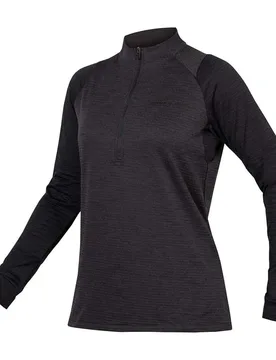 Felpa Con Zip Singletrack Black - Endura - FashionsVida