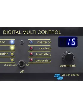 Digital Multi 200/remote Panel 200a Black One Size unisex - Victron energy - FashionsVida