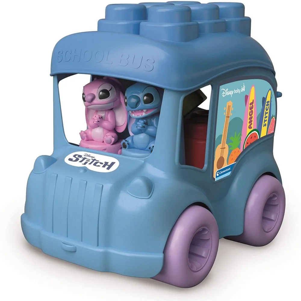 Juguete para bebés de bloques Bus Activity Stitch - Clementoni - FashionsVida