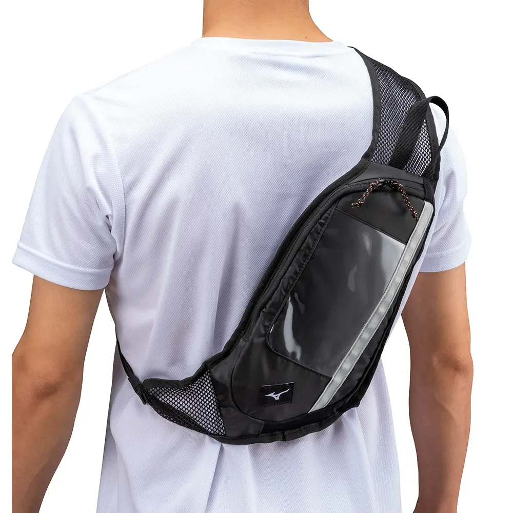 Mesh Backpack Black / Light Gray One Size Men,Women - Mizuno - FashionsVida