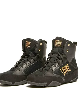 Chaussures De Boxe Premium Black EU 43 1/2 - Leone1947 - FashionsVida