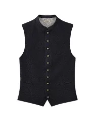 Gilet traditionnel KONSTANTIN bleu marine 54