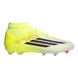 Chaussures De Football F50 League Mid Cut Fg/mg Team Solar Yellow 2 / Core Black / Lucid Red EU 44