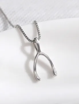 CAOSHI Exquisite Women's Wishbone Pendant Necklace Silver Color Engagement Party Jewelry Sweet Temperament Gifts Hot Selling - Aliexpress - FashionsVida