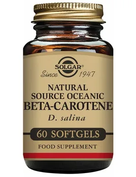 Betacarotene 100% Naturale 7mg 60 Unità Brown - Solgar - FashionsVida