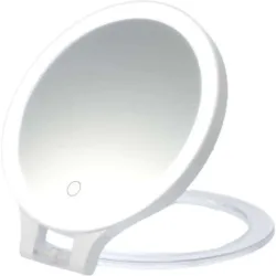 Espejo cosmético LED plegable 1x - 7x