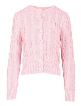 Cardigan a maglia via cavo