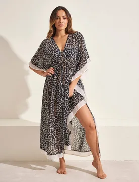 Caftán de playa de mujer largo - Selmark - FashionsVida