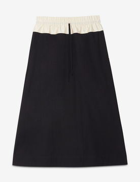 Gonna lunga donna nero-latte