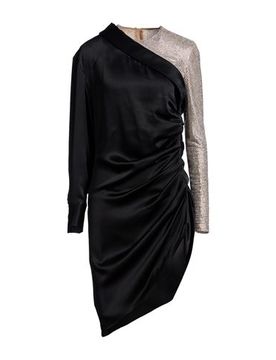 Vestido midi Mujer Negro 34 Mujer