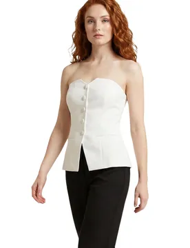 Damen Top Weiß 516745