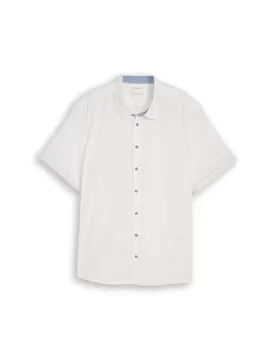 XL plus cotton linen shirt male