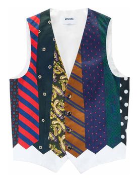 Moschino Gilet in cravatta