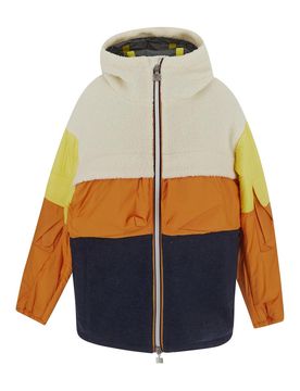 K-way Giubbotto K-way con sherpa