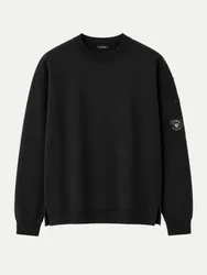 Boxy-Fit Sweatshirt Schwarz XL