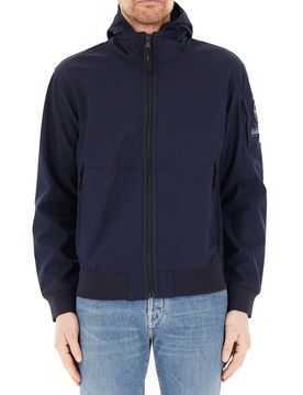 Giubbino con cappuccio BLU NOTTE S
