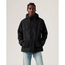 Parka con capucha de hombre