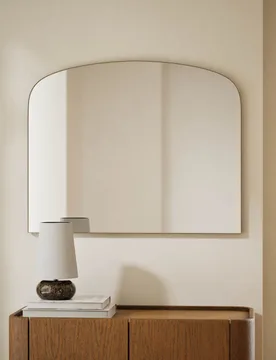 Milan Over Mantel Mirror Antique Brass - M&S - FashionsVida