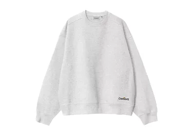 Label Script Sweat - Sweatshirt-Crewneck - grau - Herren - Size: L
