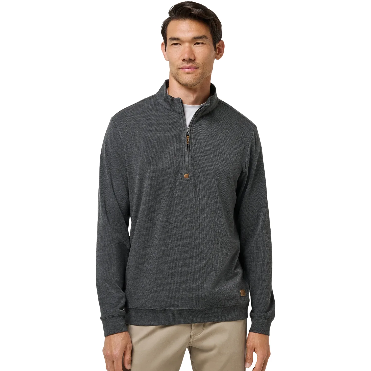 Pullover Cloud 1/4 Zip, schwarz s - TravisMathew - FashionsVida