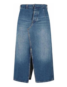 Gonna midi in denim