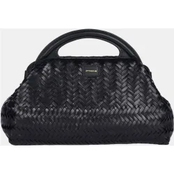 Bolso de mano de piel trenzada modelo Aglae de