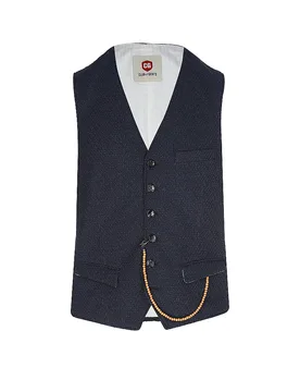 Chaleco de traje MITCH azul oscuro 56 - Cg - Club Of Gents - FashionsVida