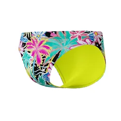 Ml Printed Swimming Brief Tropicana / Anthracite UK 28 Men