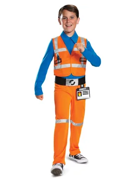 Lego-Kostüm für Kinder Lego Movie 2 Faschingskostüm orange-blau - KARNEVAL-MEGASTORE - FashionsVida