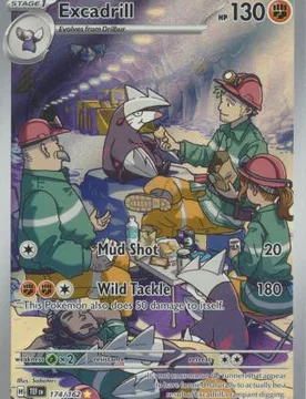 Pokemon SV Temporal Forces 174/162 Excadrill (Illustration Rare) - Pokémon - FashionsVida