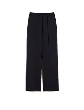 Pantalón acampanado WKDMALLO azul oscuro 34 - Max Mara - FashionsVida