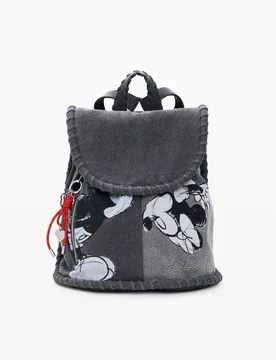 Sac à dos moyen denim Mickey Mouse™ BLACK U female - Desigual - FashionsVida