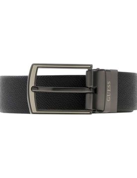 Cintura Adjustable & Reversible H35 Uomo Nero Regolabile e Reversibile in Vera Pelle