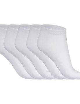 Sneaker-Socken, 5 Paar weiss 43