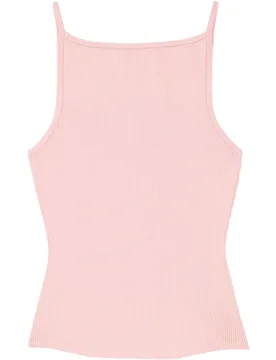 Top de mujer de seda de cuello alto de corte ancho y recto - Maje - FashionsVida