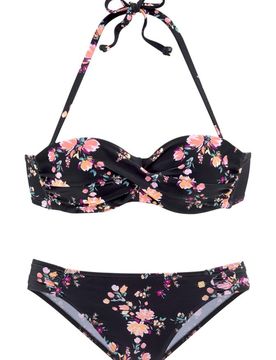 JETTE Bikini rosa / negro