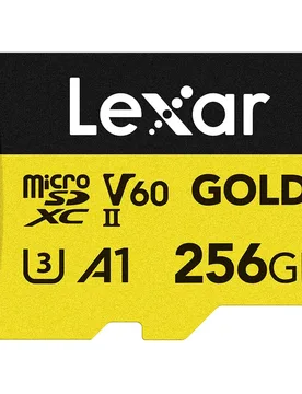 Carte Mémoire Professional Gold Microsdxc Uhs-ii 256gb Black / Gold One Size unisex - Lexar - FashionsVida
