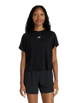 T-shirt à Manches Courtes Infinity Propel Black L - New Balance - FashionsVida