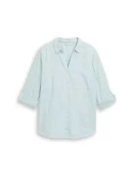 Blouse with slub structure female