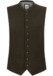 Trachtenweste Devito (forest, Gr. 48) von Classics für Herren, Oberteile, 50% Wolle, 25% Viskose, 25% Polyester