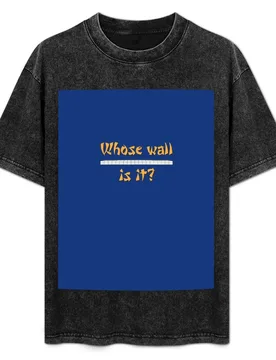 Mahjongg - Whose wall is it? T-Shirt Daily Wear Plain Short Sleeve Shirt - Aliexpress - FashionsVida