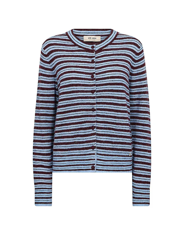 Cardigan MMMILVISTRIPE bleu clair M - Mos mosh - FashionsVida