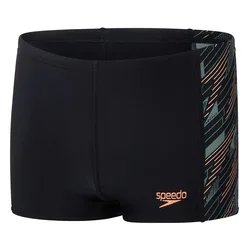 Hyperboom Panel Swimming Boxer Black / Country Green / Nectarine 13-14 Years Boys