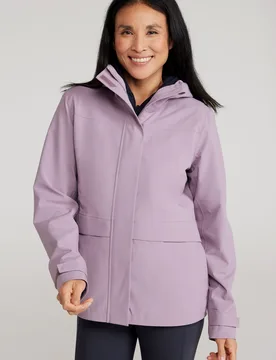 April Extreme Womens Waterproof Jacket - Purple - Purple - Size: 8 - Mountain Warehouse - FashionsVida